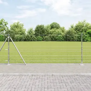 VidaXL ограждение 1 x 25 м из оцинкованной стали