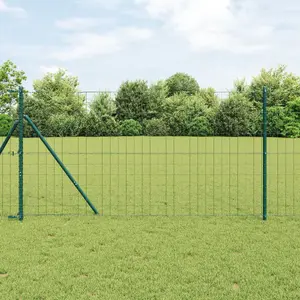 Секция ограждения VidaXL Euro Fence 1,2 x 25 м зелёная сталь