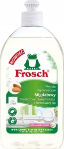 Бальзам для мытья посуды Frosch Миндаль 500 мл — жидкое средство с ароматом миндаля, бережная очистка