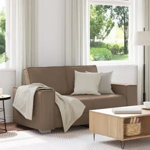 Диван VidaXL Cappuccino 160 x 78 x 84 см — 3-местный обитый диван, компактный размер