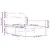 Каркас кровати VidaXL 4100388 Photo 9