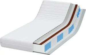Mattress VidaXL 100 x 200 cm White — 100% polyester fabric