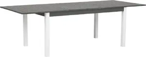 Garden extendable table Shumee PANCOLE 168/248 x 100 cm gray