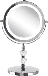 Shumee LED cosmetic mirror 20 cm silver LAON model 265504