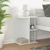 VidaXL nightstand 858651 — white wood bedside table Photo 3