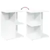 VidaXL nightstand 858651 — white wood bedside table Photo 7