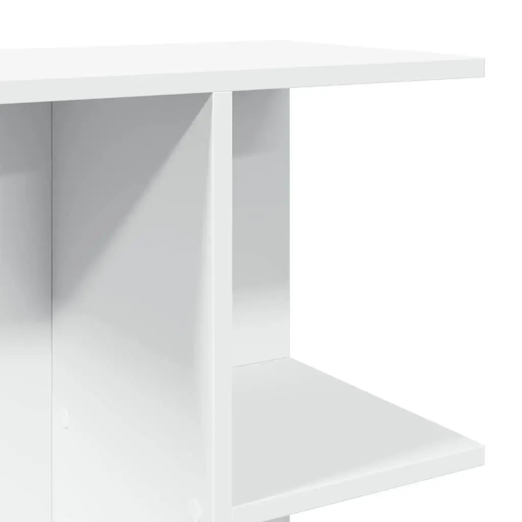 VidaXL nightstand 858651 — white wood bedside table Photo 8
