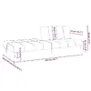 Sofa VidaXL 375879 Photo 11