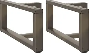 Ножки для кофейного столика VidaXL модель 4013019, сталь, 2 шт., 70×25×30–31 см