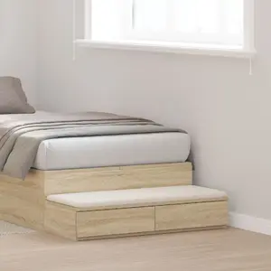 Выдвижные ящики под кровать VidaXL 75×36,5×16,5 см, Sonoma дуб