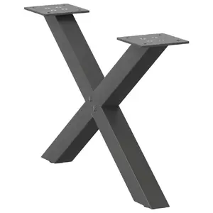 Ножка/часть стола VidaXL 4012886, металл антрацит, для помещений, ширина 310 мм, высота 700 мм