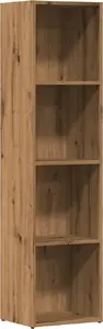 Книжная полка VidaXL Regał na książki, отделка дуб artisan, 36x30x114 см
