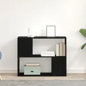 Тумба под ТВ VidaXL модель 862695 черный дуб инженерная древесина 80 x 24 x 63 см