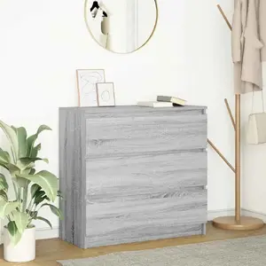 Шкаф VidaXL модель 861738, серый дуб Sonoma, 80×35×76 см