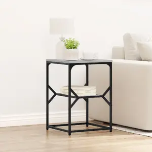 Прикроватная тумба VidaXL Szary Sonoma компактная, древесноподобный материал