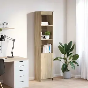 Chest of drawers VidaXL Sonoma Oak 37.5×35×180 cm glued wood