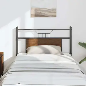 Headboard for bed VidaXL model 4106868, brown oak finish, 80 cm width