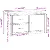 Скамья для помещений VidaXL 4010463 Photo 12