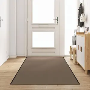 Doormat VidaXL model 4100790, beige and black polypropylene, 350 x 120 x 0.9 cm
