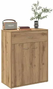 Шкаф VidaXL модель 855897, отделка дуб artisan, 60 x 30 x 75 см