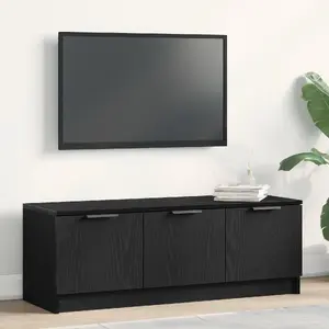 ТВ-тумба VidaXL модель 862770 в отделке черный дуб, средний размер