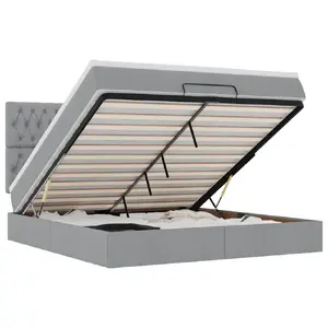Кровать VidaXL 3313251 — 1600×2030 мм, высота 1280 мм, макс. нагрузка 280 кг