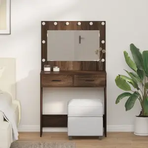Шкаф для хранения VidaXL 78,5 x 41 x 135 см коричневый дуб
