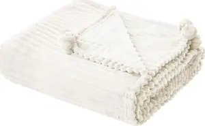 Blanket Shumee Koc 150 x 200 cm white KAWERI by Shumee