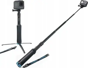 Monopods-selfijs RUIGPRO Grip 2‑1 priekš action kamerām (GoPro, SJCAM, Xiaomi, DJI Osmo Action)