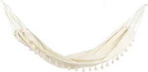Hammock chair Beliani VERCELLI — cotton, beige