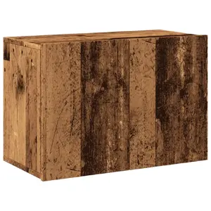 TV cabinet VidaXL 857666 — wood top and frame, 800×300×410 mm