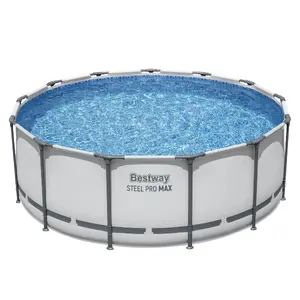 Above Ground Framed Pool Bestway Steel Pro MAX 3.96 m x 1.22 m (Round, 220–240 V pump)