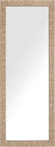 Wall mirror Beliani AJACCIO 50 x 130 cm brass finish