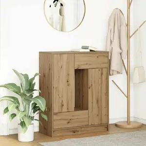 Комод с ящиками и дверцами VidaXL модель 861858, отделка дуб artisan, 73×31×90 см