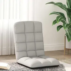Складной напольный стул VidaXL Cloud Grey 71×51×62 см Ткань