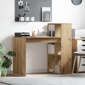 Rakstāmgalds VidaXL, modelis 869465, oak Artisan apdare, 108 x 55 cm
