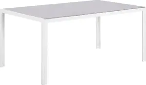 Dārza stikla galds Shumee CATANIA 160 x 90 cm pelēks