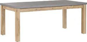 Outdoor garden table Shumee OSTUNI – concrete-effect gray