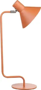 Table lamp Beliani RIMAVA — adjustable metal desk lamp, orange