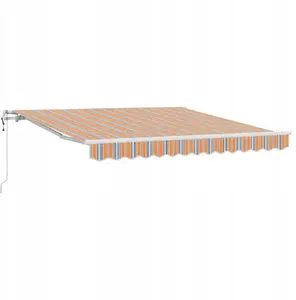 Выдвижная маркиза VidaXL 300 x 250 см многоцветная ткань
