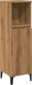 Шкаф для ванной VidaXL модель 857112, отделка дуб artisan, 30 x 30 x 100 см