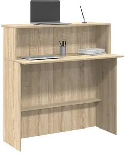 Rakstāmgalds VidaXL Dąb Sonoma 100 × 50 cm — kompakts koka darba galds