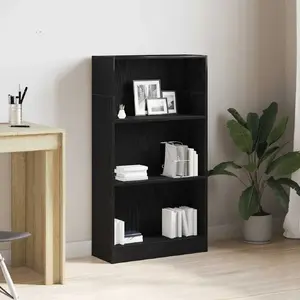 Книжный стеллаж VidaXL модель 862455 Черный дуб 60×24×109 см клееное дерево