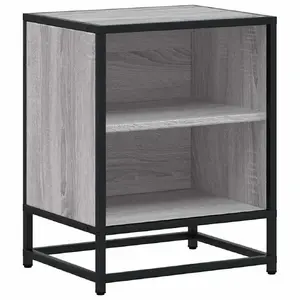 Naktsgaldiņš VidaXL 848706 Oak — metāls un koks, 400×310×500 mm, virsmas slodze 60 kg