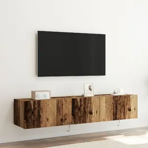 Тумба под ТВ VidaXL Stare дерево MDF 80 x 35 x 31 см