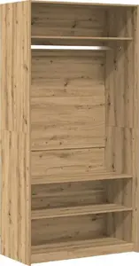 Шкаф VidaXL 100x50x200 см, отделка Oak Artisan, древесно-стружечный материал