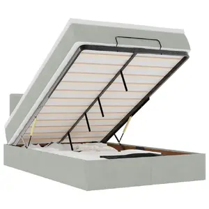 Bed VidaXL 3311819 — single bed 900×2030 mm, height 880 mm, max load 140 kg