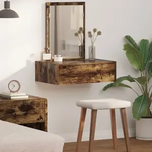 Туалетный стол VidaXL дымчатый дуб 60 x 40 x 70 см