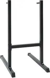 Dip Station VidaXL model 42002570 — steel dip/push-up station, load capacity 120 kg, dimensions 66×104×122 cm