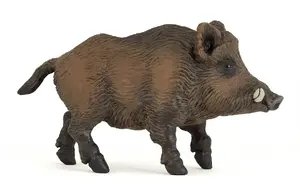 Figure Papo Wild Boar PVC model, 91×59×25 mm, multicolour, blister pack